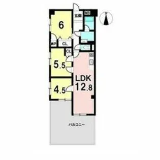 上前津ハイネス【2階】の間取り