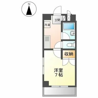 アクシスⅠ【4階】の間取り