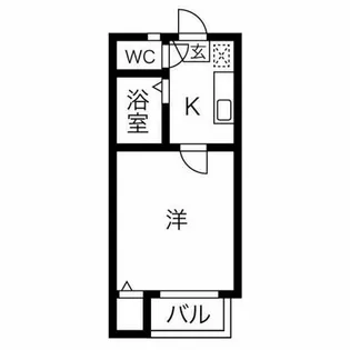 エムケート桜山【202号室】の間取り