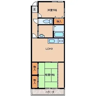 メゾン・ド・ヤノ【201号室】の間取り