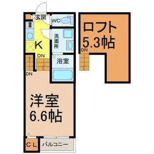 VillaLaFonte【1階】の間取り