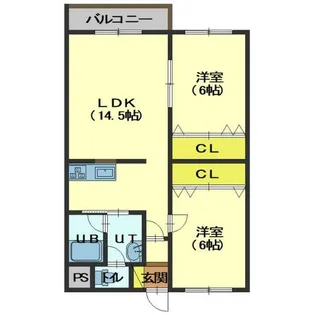 AVANT GARDEⅢ【408号室】の間取り