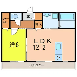 コンフォーティア【2階】の間取り