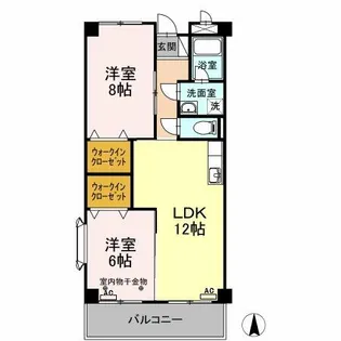サンフィールド赤鍋【3階】の間取り