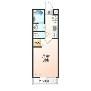フォルトゥーナ鷹峯【2階】の間取り