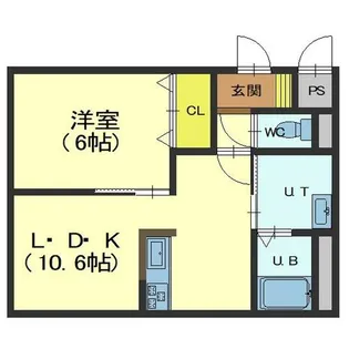 Alivio追分【403号室】の間取り