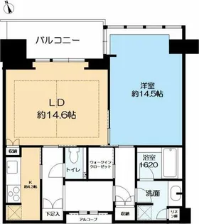 グラングリーン大阪 THE NORTH RESIDENCE【26階】の間取り