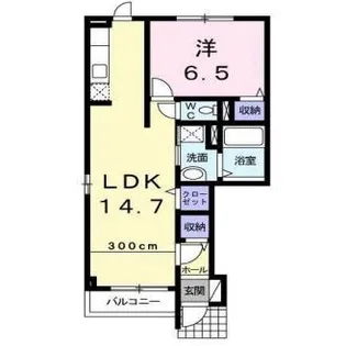 グランSフィールドⅢ【1階】の間取り