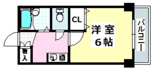エクセル稲葉町【5階】の間取り