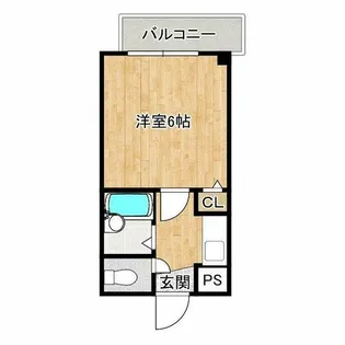 ウエルネス上本町【5階】の間取り