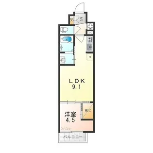 スワンズ京都東寺ガーデン【3階】の間取り