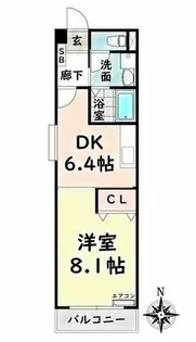愛知県名古屋市南区源兵衛町3丁目【マンション】の間取り