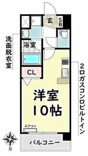 愛知県名古屋市瑞穂区彌富通2丁目【マンション】の間取り