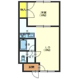 コンフレール青柳【203号室】の間取り