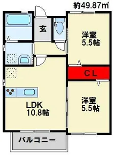 マキハウスⅡ【1階】の間取り