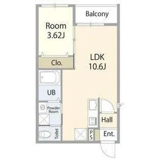 ジュネス寺家町【1階】の間取り