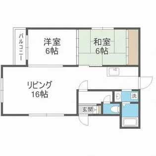 梨乃ハイツ【1号室】の間取り