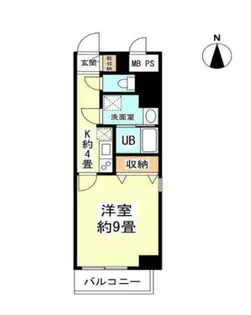 プルミエール南本町【7階】の間取り