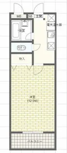 ヴィラ・ソレイユ【3階】の間取り