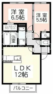 ロイヤルヘルツ【203号室】の間取り