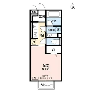 サンクキャトル【2階】の間取り