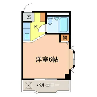 パウゼ河内長野駅前【2階】の間取り