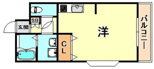 アールヴィラージュ【2階】の間取り