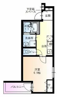 フジパレス今川駅東Ⅱ番館【3階】の間取り