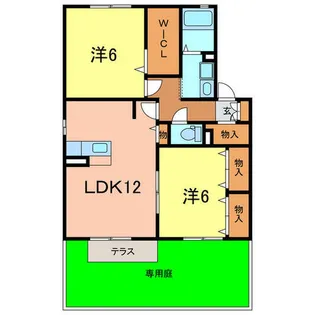 ベルツリー【1階】の間取り