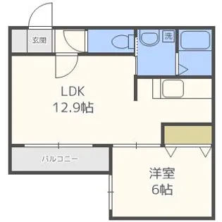 バーニーズ メルシー【2階】の間取り