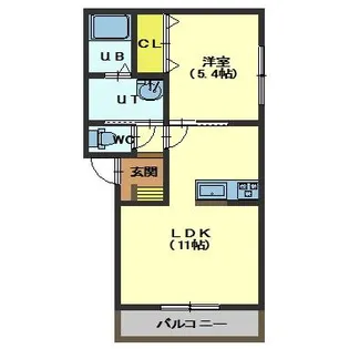 サクラーレ【202号室】の間取り