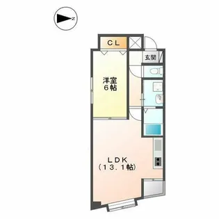 ヴィヴレ浄心【3階】の間取り