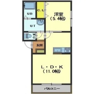 サクラーレ【202号室】の間取り