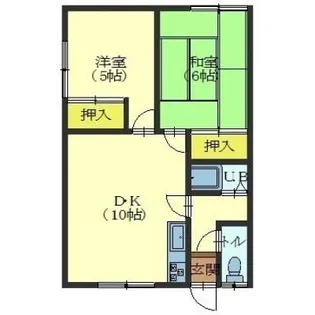 コーポKEN5【103号室】の間取り