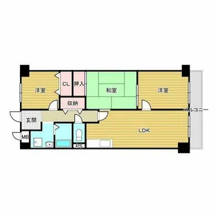 旭エルフ【2階】の間取り