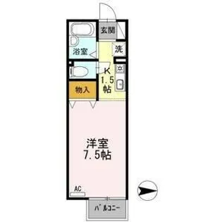 セジュール池端パーク A棟【1階】の間取り