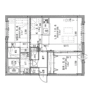Elysee313【103号室】の間取り