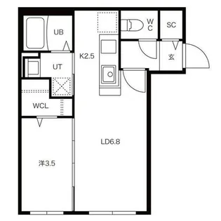 GARE AC32【1階】の間取り