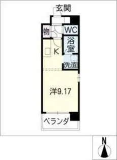 クレスト姫宮【5階】の間取り