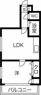 桜通サンダイマンション【8階】の間取り