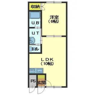 ピュアパレス深堀【207号室】の間取り