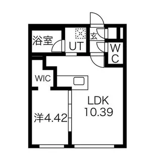 ブローブラン【1階】の間取り