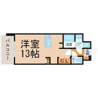 プレミアムコート大須【6階】の間取り