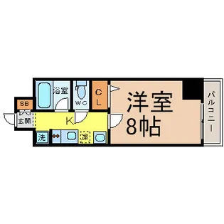ベレーサ名駅ウエスト【10階】の間取り