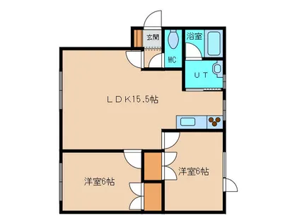 コーポ3【1階】の間取り