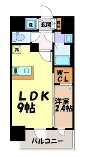 CREST TAPP志賀本通【13階】の間取り