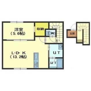 LAPULE【205号室】の間取り