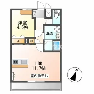 風のテラス【2階】の間取り