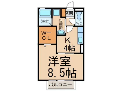 アドバンス小牧A・B【2階】の間取り