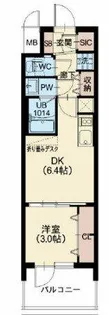 リッツ新大阪プレミアム【4階】の間取り